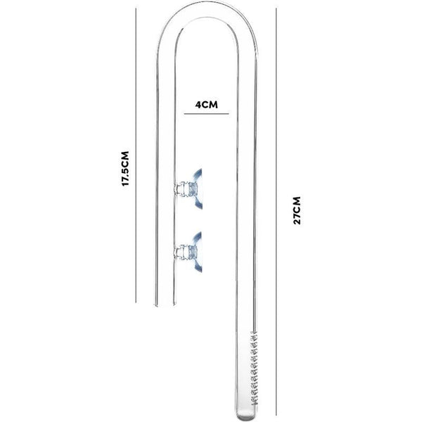 Glass Lily Inflow Pipe 13mm (12/16mm) – horizon aquatics