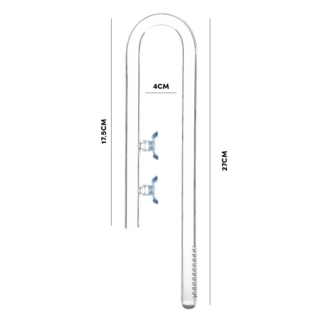 Glass Lily Inflow Pipe 13mm (12/16mm) – horizon aquatics