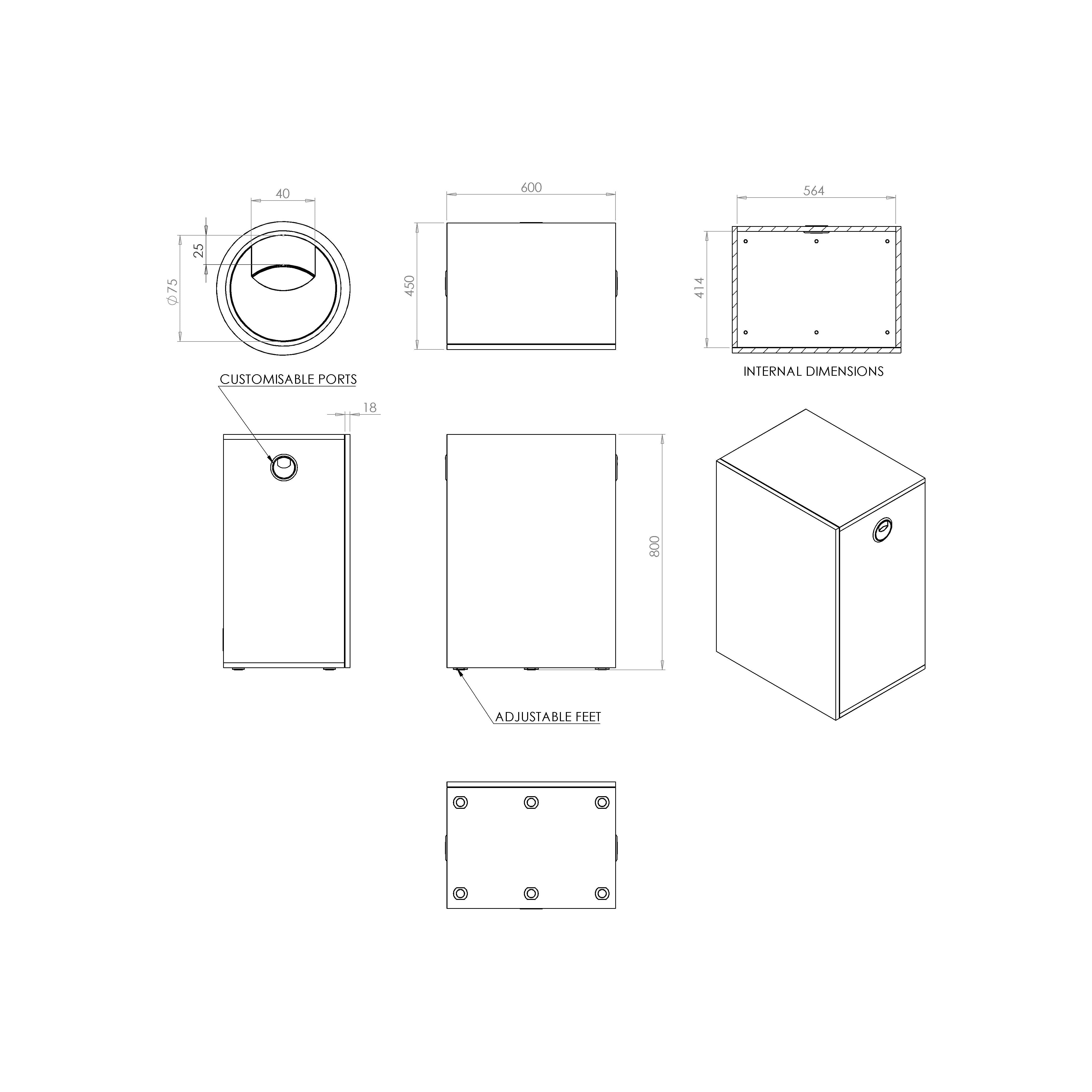 Horizon Aquascape Cabinet 60 (60x45)