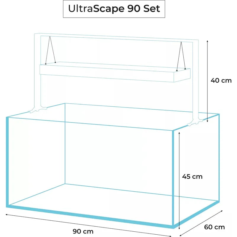 Aquael Ultrascape 90 Set - Oak