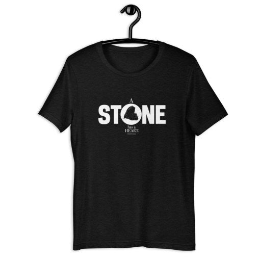 Moss Cotton Stone Heart Unisex T-shirt